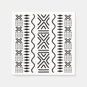 Guardanapos de papel de designer de pano de lama a