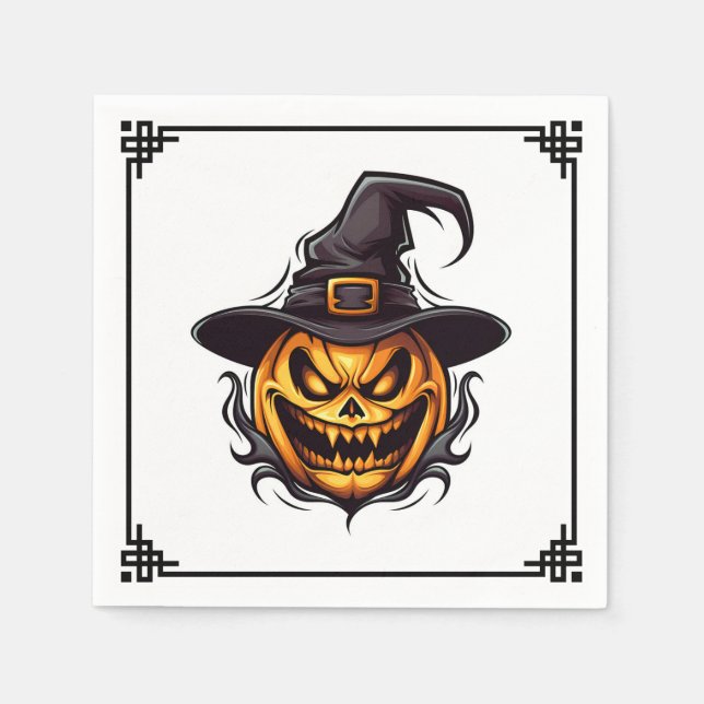 Guardanapos de papel de Halloween (Frente)