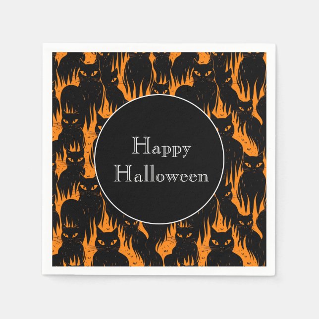 Guardanapos de papel de Halloween (Frente)