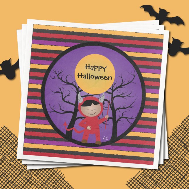 Guardanapos de papel de Halloween com Fantasia de  (Criador carregado)