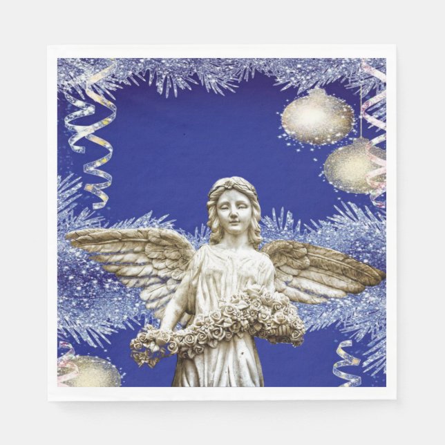 Guardanapos de Papel de Natal, Anjo de Natal (Frente)
