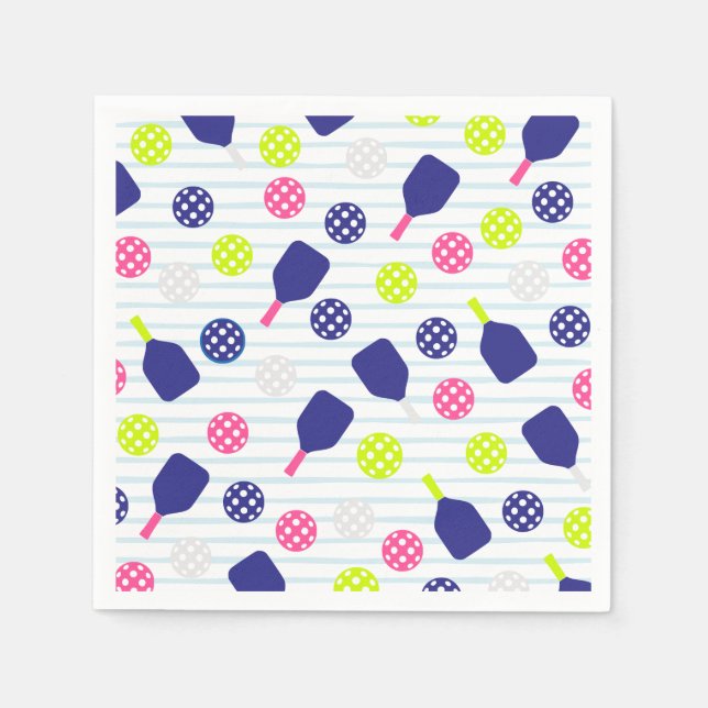 Guardanapos de Papel de Pickleball (Frente)