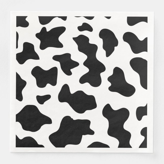 guardanapos de papel de vaca que mugem (Frente)