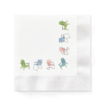 Guardanapos de papel divertidos para o verão