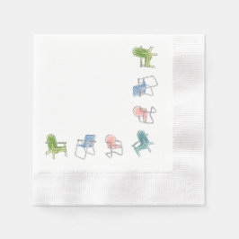 Guardanapos de papel divertidos para o verão