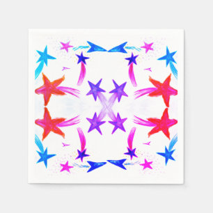 Guardanapos de papel estrelas