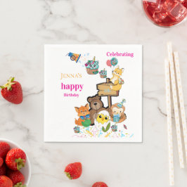 Guardanapos de Papel, Feliz Aniversário Raposa Urs
