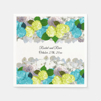 Guardanapos de papel floral misto Bold Spring