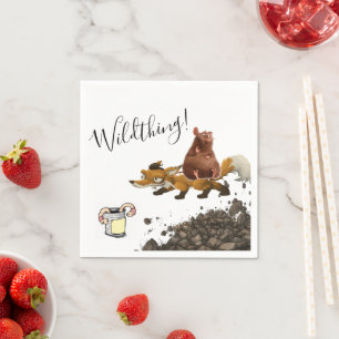 Guardanapos de Papel, Fox Mouse Worm Dirt Wildthin