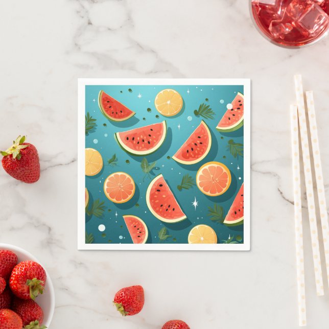 Guardanapos de papel fruta (Insitu)
