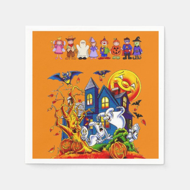 Guardanapos de Papel Halloween (Frente)