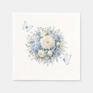 Guardanapos de papel Hortênsia Azul