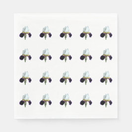 Guardanapos de papel Iris Roxo e Branco