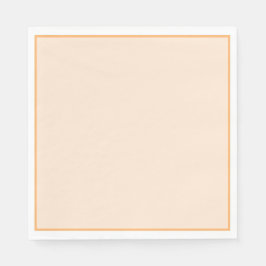 Guardanapos de papel laranja simples