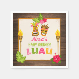 Guardanapos de papel Luau para Chá de Bebê