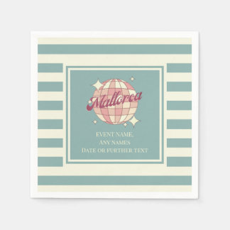 Guardanapos de papel Mallorca Espanha celebração e