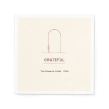 Guardanapos de papel modernos para o Friendsgiving