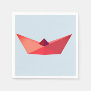 guardanapos de papel origami