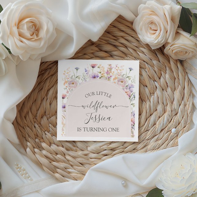 Guardanapos de papel para aniversário Little Wildf (Criador carregado)