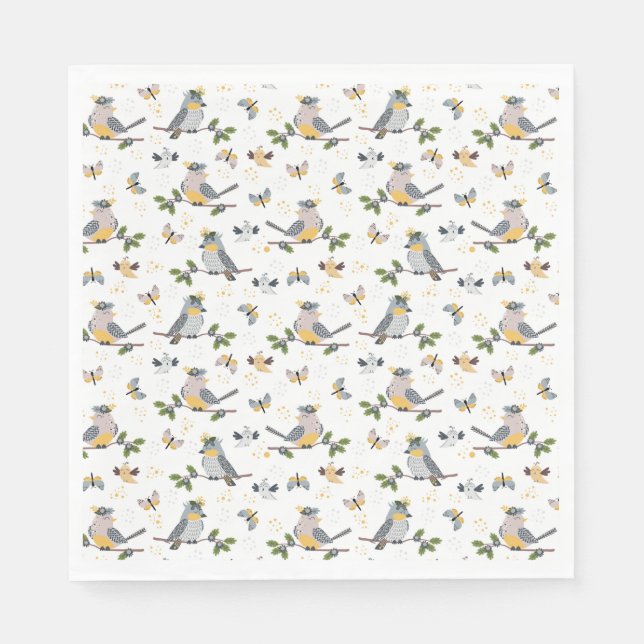 Guardanapos de papel para aves canoras (Frente)