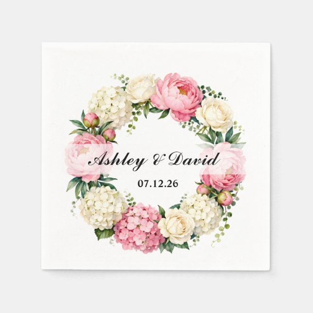 Guardanapos de papel para casamento (Frente)