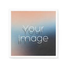 Guardanapos de papel para casamento com foto minim