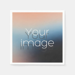 Guardanapos de papel para casamento com foto minim