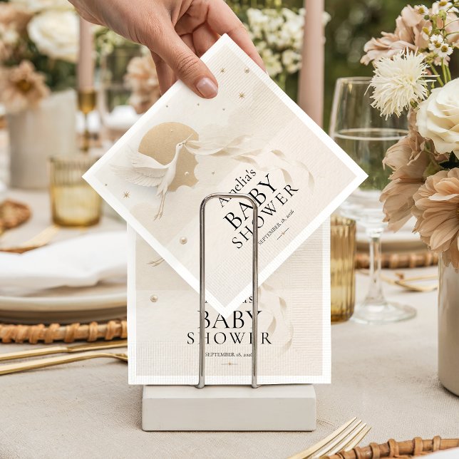 Guardanapos de papel para chá de bebê Elegante Neu (Criador carregado)