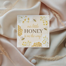 Guardanapos de papel para chá de bebê Little Honey
