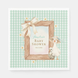 Guardanapos de papel para chá de bebê Silly Goose