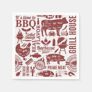 Guardanapos de Papel para Churrasco, Suprimentos p
