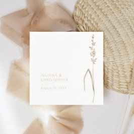 Guardanapos de papel para coquetel de casamento de