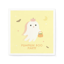 Guardanapos de papel para Festa do Boo da Abóbora