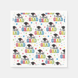 Guardanapos de Papel para Formatura, Tema Parabéns
