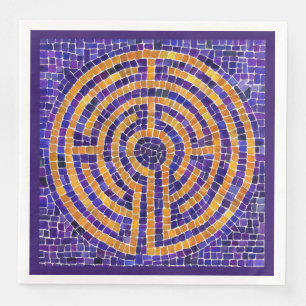 Guardanapos de papel para jantar LABYRINTH MOSAIC