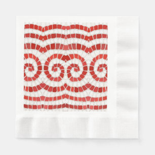 GUARDANAPOS DE PAPEL PARA LANCHE MOSAICO IÔNICO VE