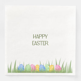 Guardanapos de papel para Páscoa | Desenho de Ovos