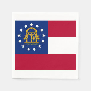 Guardanapos de papel patrióticos com bandeira da