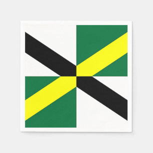 Guardanapos de papel patrióticos com bandeira de