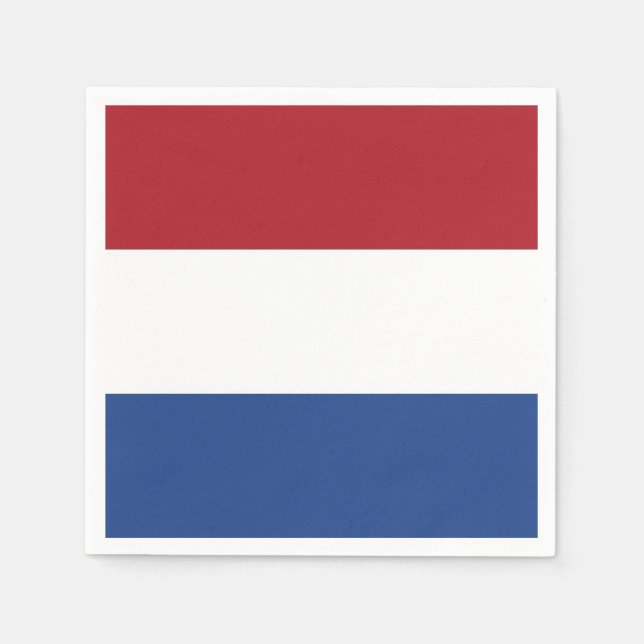 Guardanapos de papel patrióticos com bandeira hola (Frente)