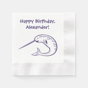 Guardanapos de papel personalizado de Festa de ani