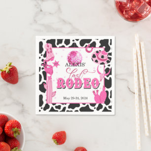 Guardanapos de papel personalizados Last Rodeo