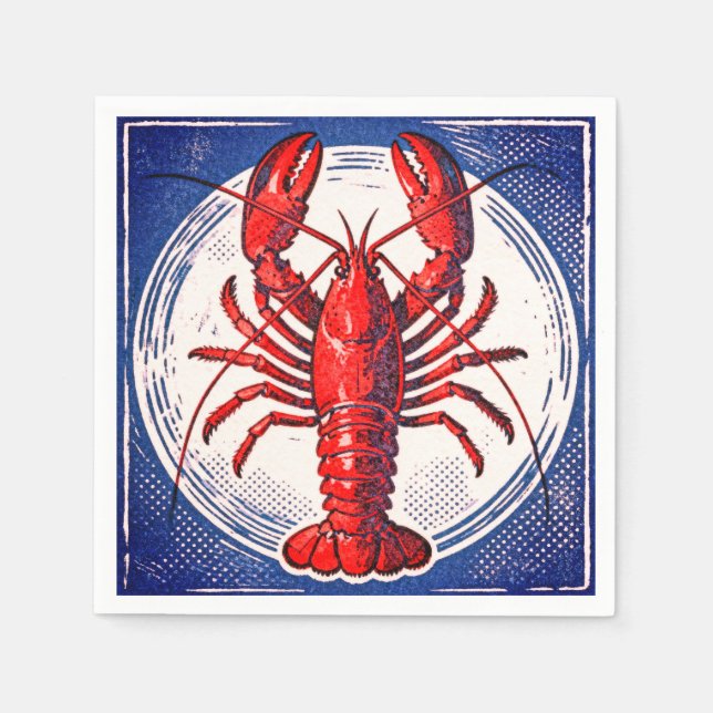 Guardanapos de papel Red Lobster (Frente)