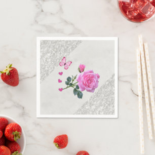 Guardanapos de papel, Rosa Rosa Rosa Prata