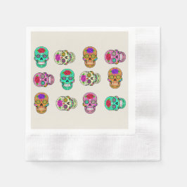 Guardanapos de Papel Sugar Skulls