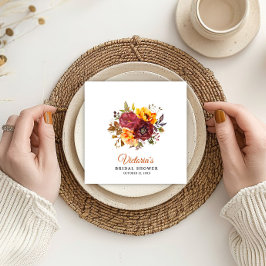 Guardanapos de papel tema outono, Cocktail padrão