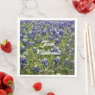 Guardanapos de papel Texas Bluebonnet | Flor do Es