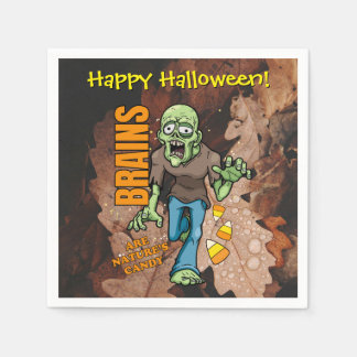 Guardanapos de papel Zombie Halloween personalizáv