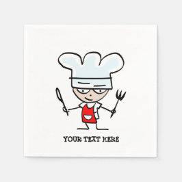 Guardanapos de papelão de cozinha personalizados