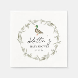 Guardanapos de pata, guardanapos de Mallard